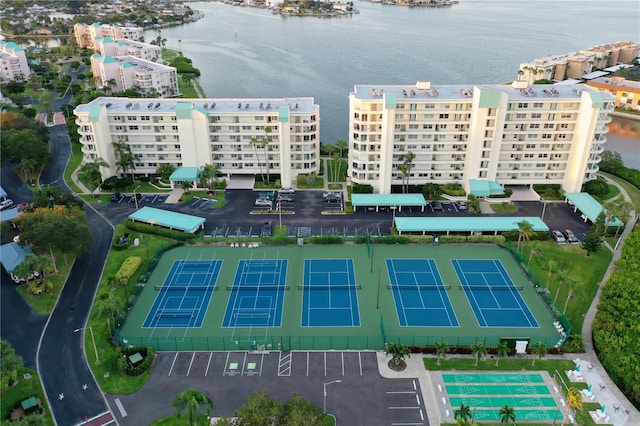 7872 Sailboat Key Blvd S Unit 404, South Pasadena, FL 33707 - drone / aerial view of a large body of water and apartment complex