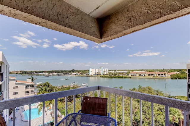 19925 Gulf Blvd Unit 502, Indian Shores, FL 33785 - balcony with a water view