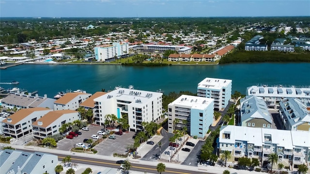 19925 Gulf Blvd Unit 502, Indian Shores, FL 33785 - bird's eye view with a water view