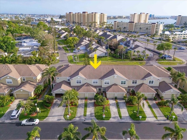 11260 Kapok Grand Cir, Madeira Beach, FL 33708 - aerial view featuring a residential view and a view of city