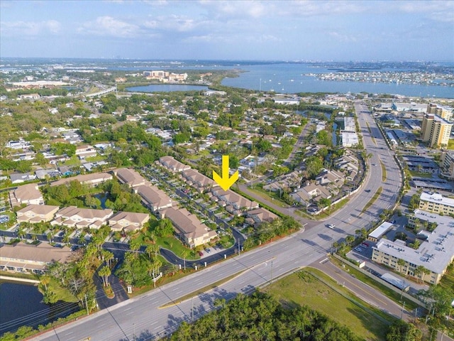 11260 Kapok Grand Cir, Madeira Beach, FL 33708 - aerial view featuring a residential view and a water view