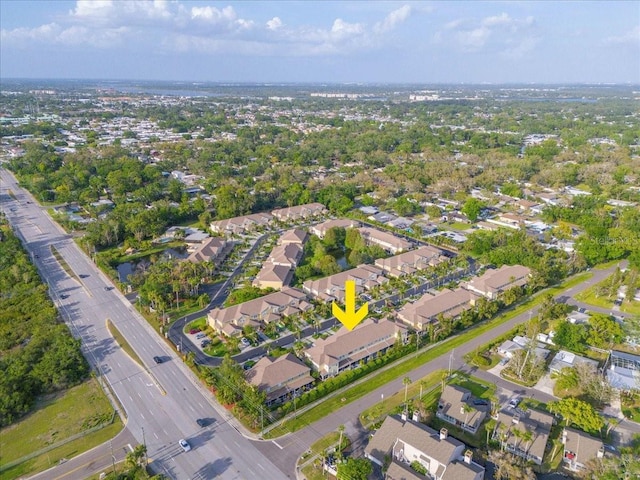 11260 Kapok Grand Cir, Madeira Beach, FL 33708 - bird's eye view featuring a residential view