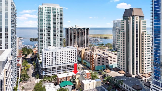 215 Central Ave Unit 4F, Saint Petersburg, FL 33701 - property's view of city featuring a water view