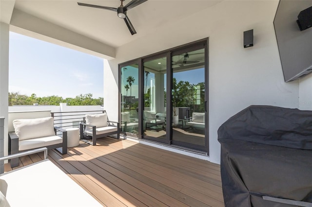 view of deck