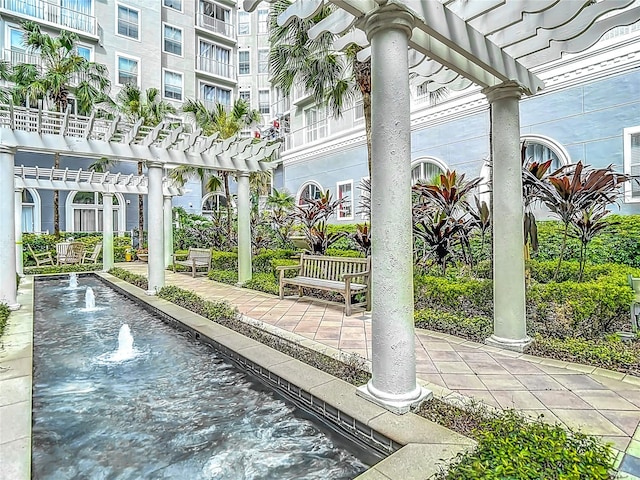 700 S Harbour Island Blvd Unit 143, Tampa, FL 33602 - surrounding community with a pergola