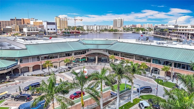 700 S Harbour Island Blvd Unit 143, Tampa, FL 33602 - birds eye view of property featuring a water view and a view of city