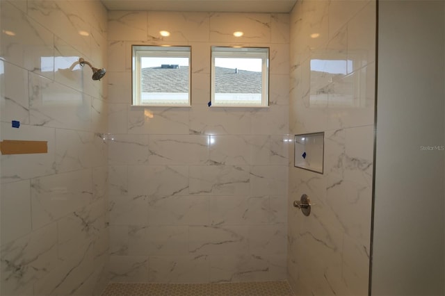 3319 Guanabana Xing, Wesley Chapel, FL 33543 - full bathroom with a marble finish shower