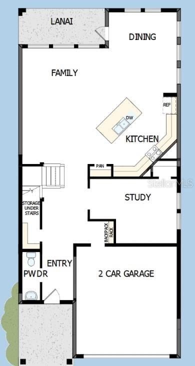3319 Guanabana Xing, Wesley Chapel, FL 33543 - view of home floor plan