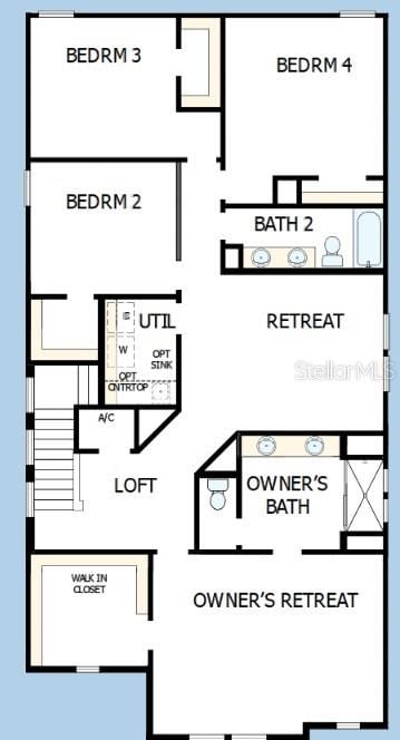 3319 Guanabana Xing, Wesley Chapel, FL 33543 - view of floor plan / room layout