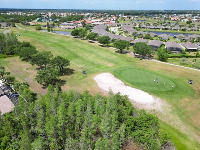 1102 Emerald Dunes Dr, Sun City Center, FL 33573 - drone / aerial view featuring a residential view and view of golf course