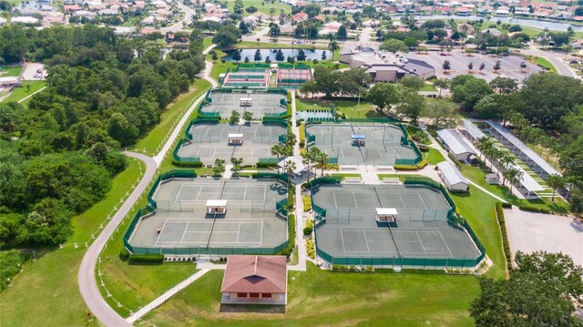 1102 Emerald Dunes Dr, Sun City Center, FL 33573 - bird's eye view featuring a residential view