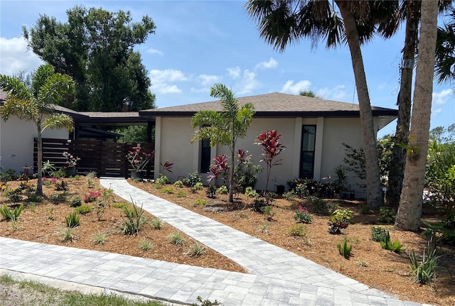 24549 Nova Ln, Punta Gorda, FL 33980 - view of front of house featuring stucco siding