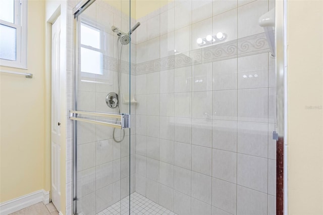 9897 Sago Point Dr, Seminole, FL 33777 - full bath featuring a stall shower