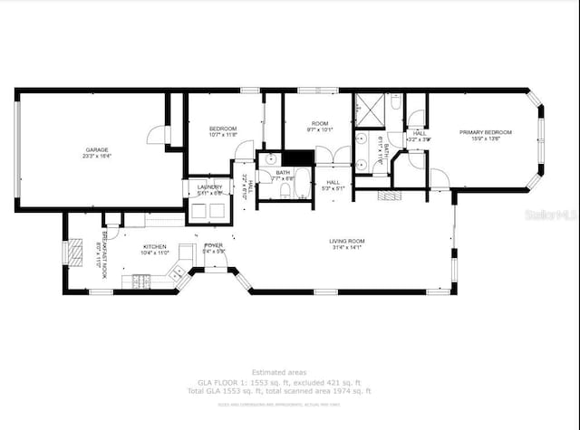 505 Millifiora Ln, Kissimmee, FL 34759 - property floor plan