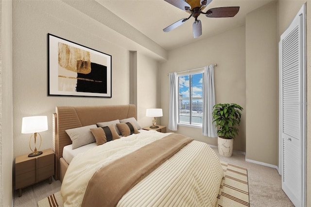 700 S Harbour Island Blvd Unit 813, Tampa, FL 33602 - carpeted bedroom featuring baseboards and ceiling fan
