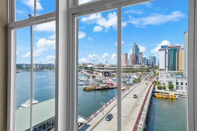 700 S Harbour Island Blvd Unit 813, Tampa, FL 33602 - water view featuring a city view