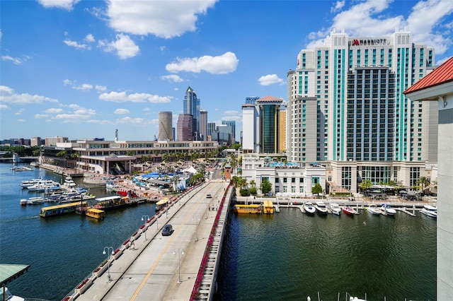 700 S Harbour Island Blvd Unit 813, Tampa, FL 33602 - exterior space with a city view