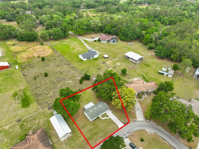 9210 Lehall Sq W, Lakeland, FL 33810 - aerial overview of property's location with property boundaries highlighted