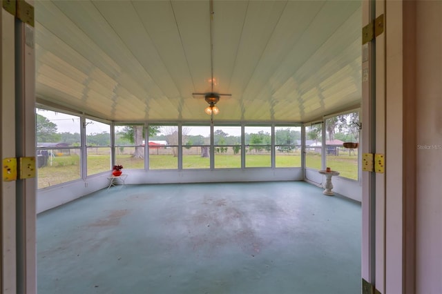 9210 Lehall Sq W, Lakeland, FL 33810 - unfurnished sunroom with plenty of natural light