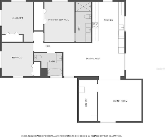 1543 Gentry St, Clearwater, FL 33755 - floor plan
