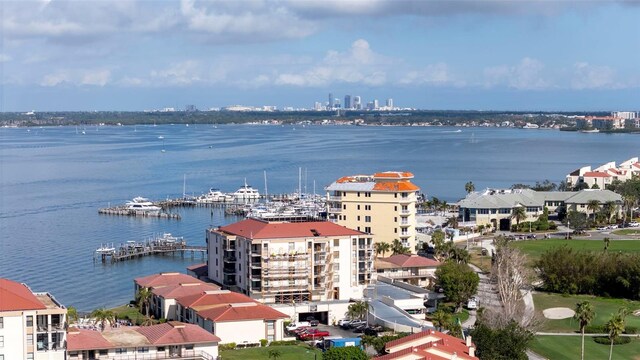 6051 Sun Blvd Unit 111, Saint Petersburg, FL 33715 - aerial view featuring a water view