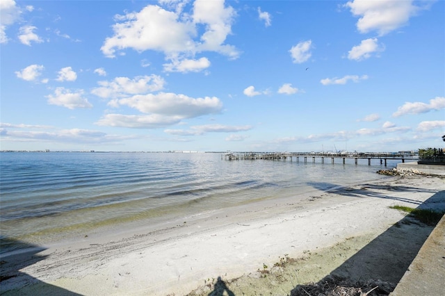 6051 Sun Blvd Unit 111, Saint Petersburg, FL 33715 - view of water feature with a beach view
