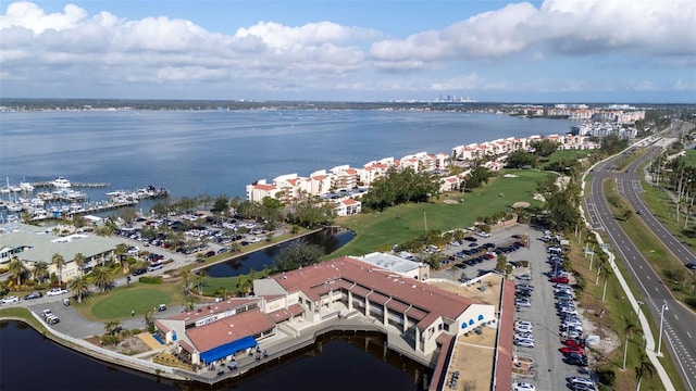 6051 Sun Blvd Unit 111, Saint Petersburg, FL 33715 - bird's eye view featuring a water view