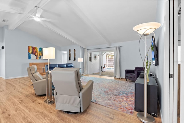 11368 93rd St, Largo, FL 33773 - living room featuring wood finished floors and ceiling fan