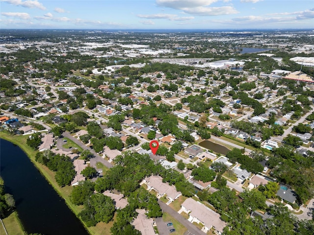 11368 93rd St, Largo, FL 33773 - aerial view of property and surrounding area featuring a large body of water