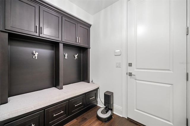 5025 W Homer Ave, Tampa, FL 33629 - mudroom with dark wood-type flooring and baseboards