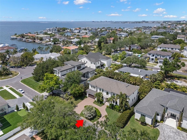 5025 W Homer Ave, Tampa, FL 33629 - birds eye view of property featuring a residential view and a water view