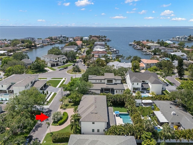 5025 W Homer Ave, Tampa, FL 33629 - aerial view with a water view and a residential view