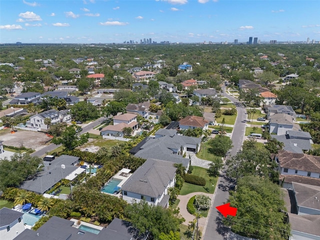 5025 W Homer Ave, Tampa, FL 33629 - aerial view with a view of city and a residential view