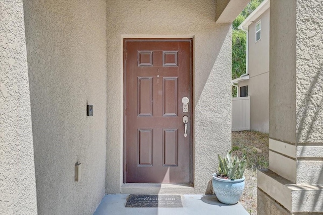 10524 White Peacock Pl, Riverview, FL 33578 - property entrance with stucco siding