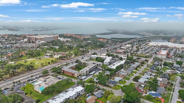 9945 47th Ave N Unit 203, Saint Petersburg, FL 33708 - drone / aerial view featuring a water view