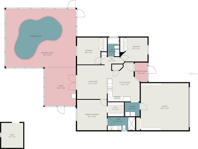 1601 14th St W, Palmetto, FL 34221 - property floor plan