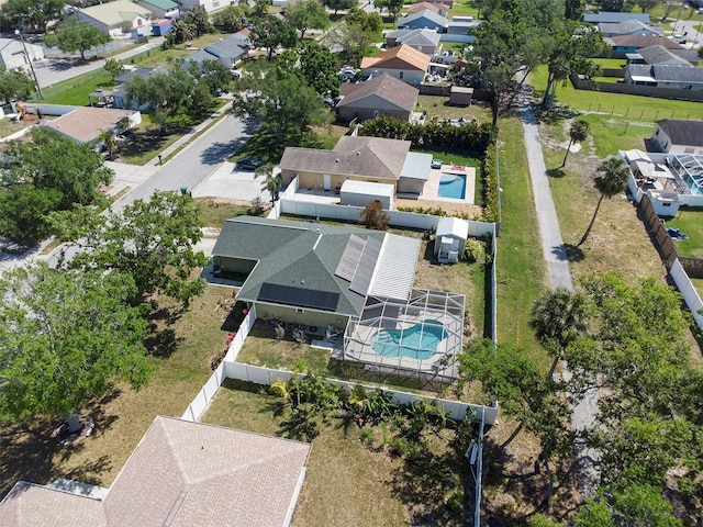 1601 14th St W, Palmetto, FL 34221 - aerial view of residential area featuring a pool area