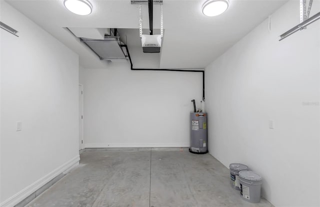 8505 N Brooks St, Tampa, FL 33604 - garage featuring water heater and a garage door opener