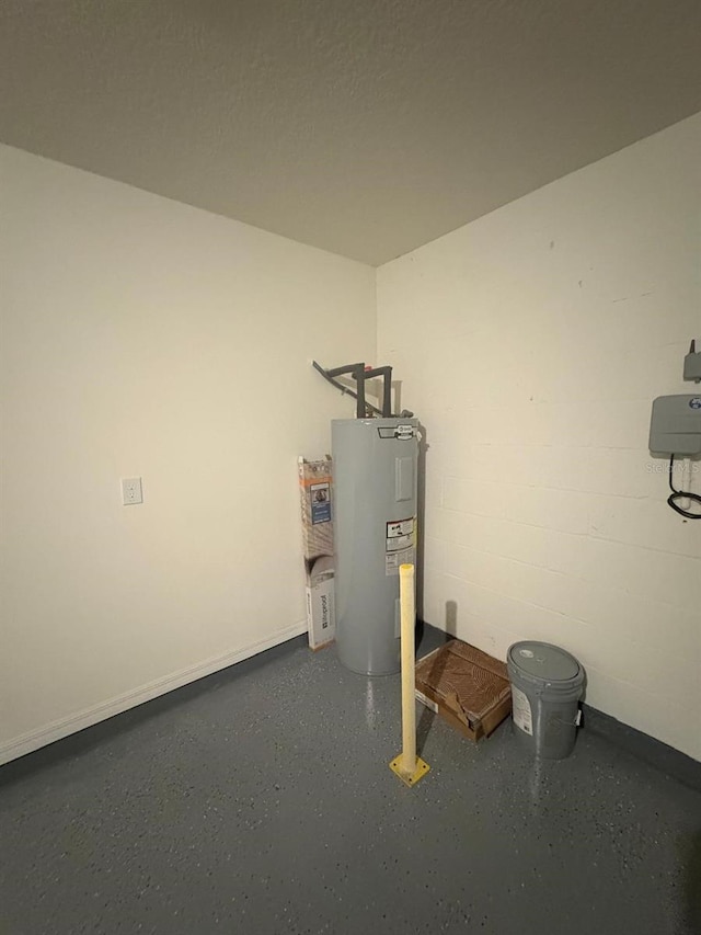 utilities featuring electric water heater