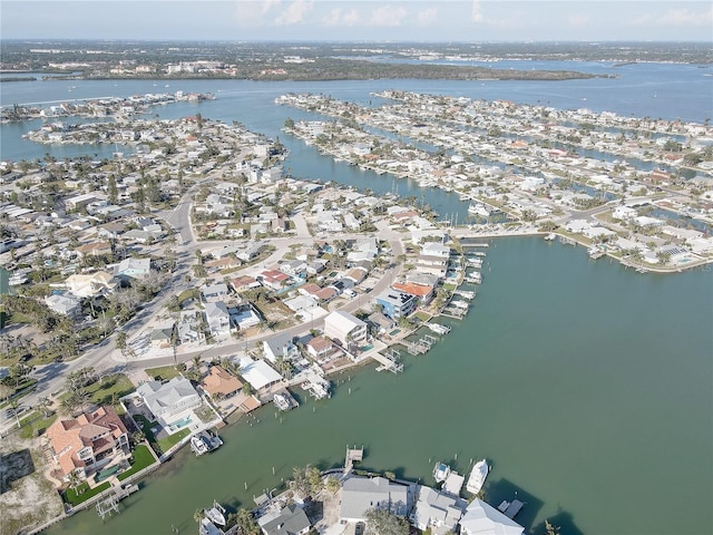 aerial view featuring a residential view