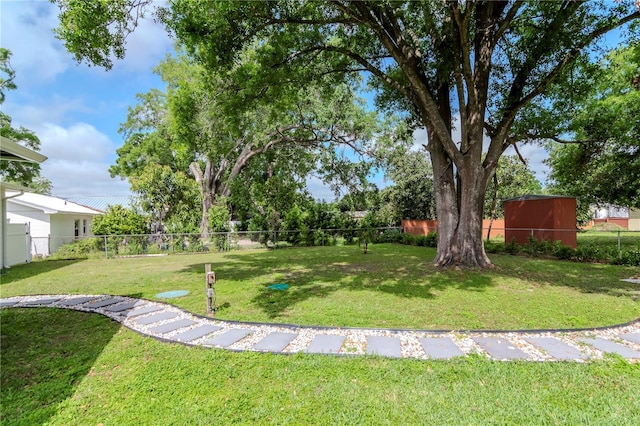 125 Siobhan Ave, Tampa, FL 33613 - view of yard featuring a fenced backyard
