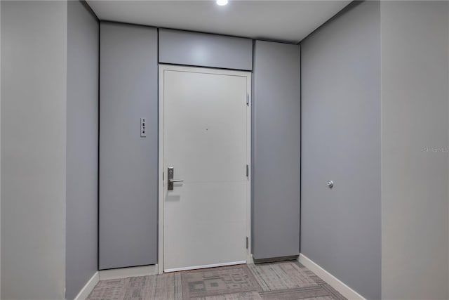 entrance foyer with baseboards