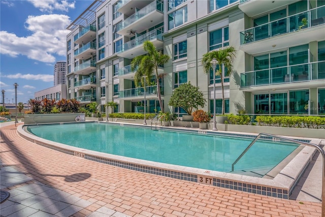view of pool