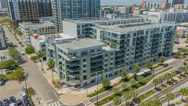 exterior space with a city view