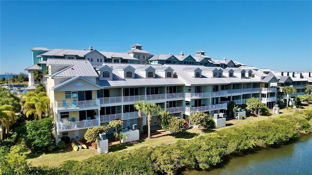 view of property featuring a water view