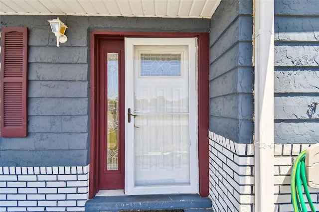 view of entrance to property