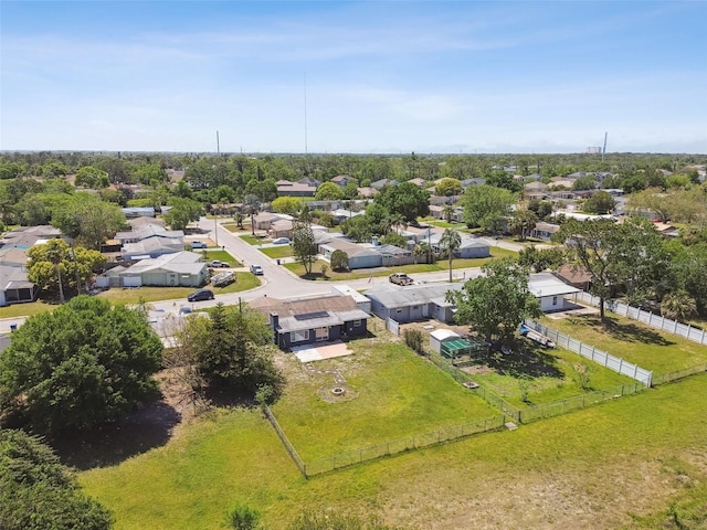 birds eye view of property featuring a residential view