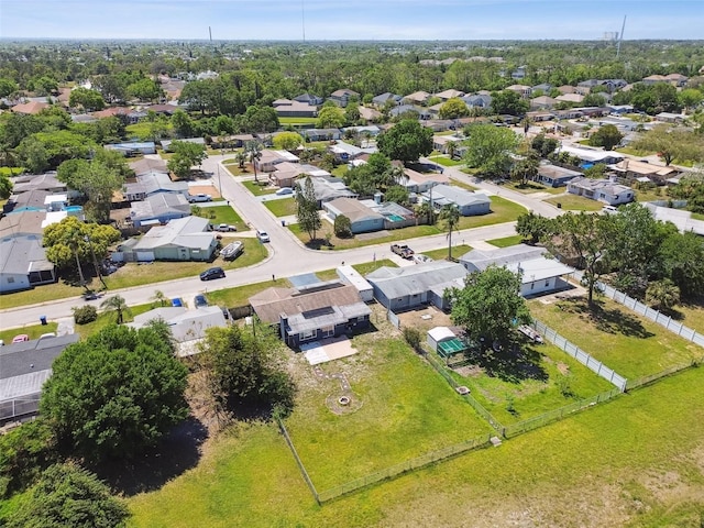 drone / aerial view featuring a residential view