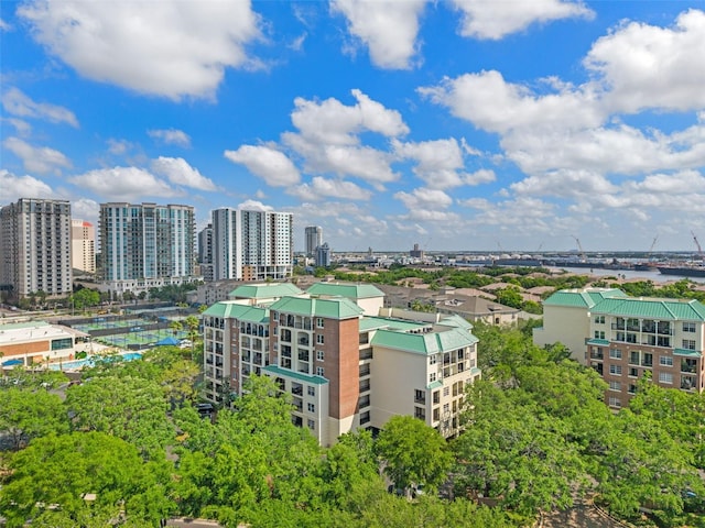 1002 S Harbour Island Blvd Unit 1312, Tampa, FL 33602 - drone / aerial view featuring a view of city