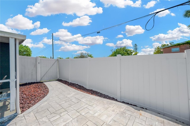 5367 5th Ave N, Saint Petersburg, FL 33710 - view of patio / terrace with a fenced backyard and a gate